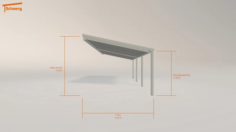 #AT Schweng Terrassenüberdachung S350 (ID 77gwgx)