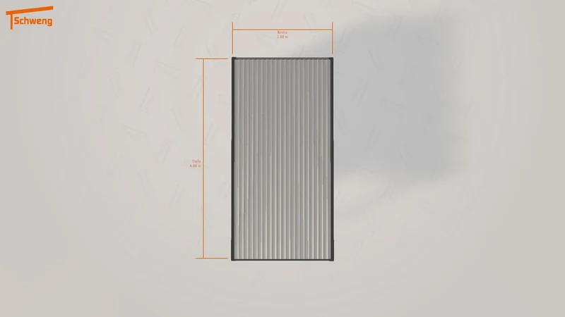 #DE Schweng Flachdachcarport C600 (ID 9wdyd8) #MTG