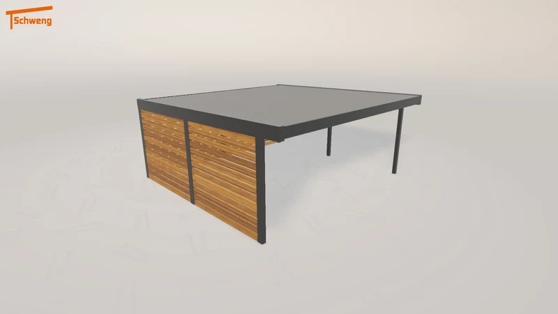 #DE Schweng Flachdachcarport C600 (ID jj3pnb) #MTG