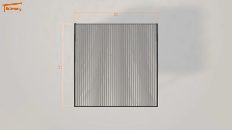 #DE Schweng Flachdachcarport C600 (ID jj3pnb) #MTG