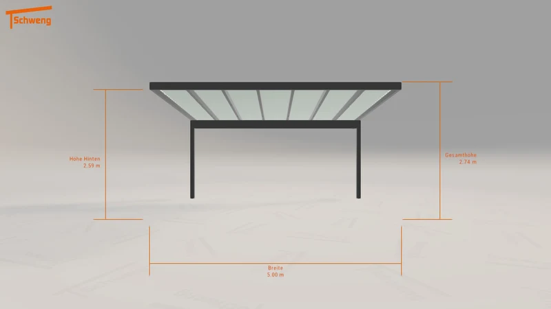 #DE Schweng Pultdachcarport S400 (ID 85rd8d)