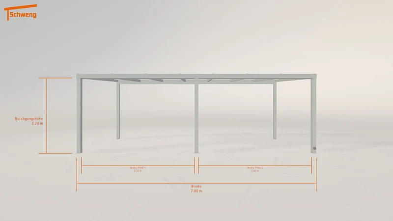 #DE Schweng Pultdachcarport S350 (ID 9wdn83)