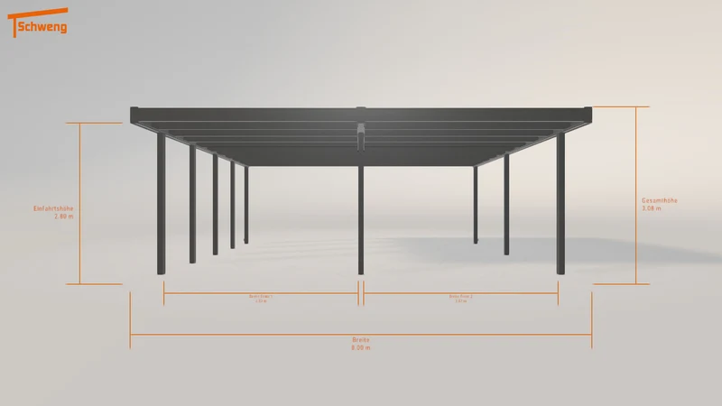 #AT Schweng Flachdachcarport C600 (ID zbkjbg) #MTG
