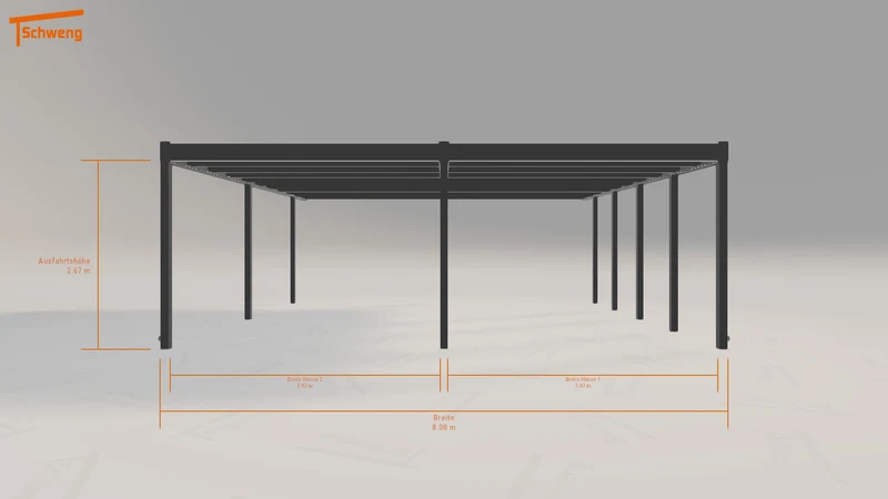 #AT Schweng Flachdachcarport C600 (ID zbkjbg) #MTG