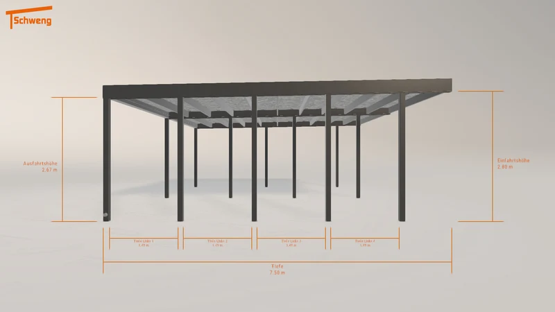 #AT Schweng Flachdachcarport C600 (ID zbkjbg) #MTG