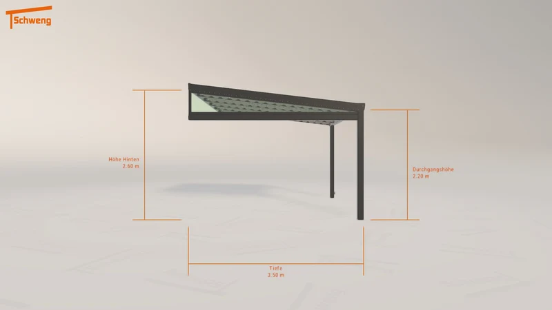 #CH Schweng Terrassenüberdachung S400 (ID 2qgjqd)