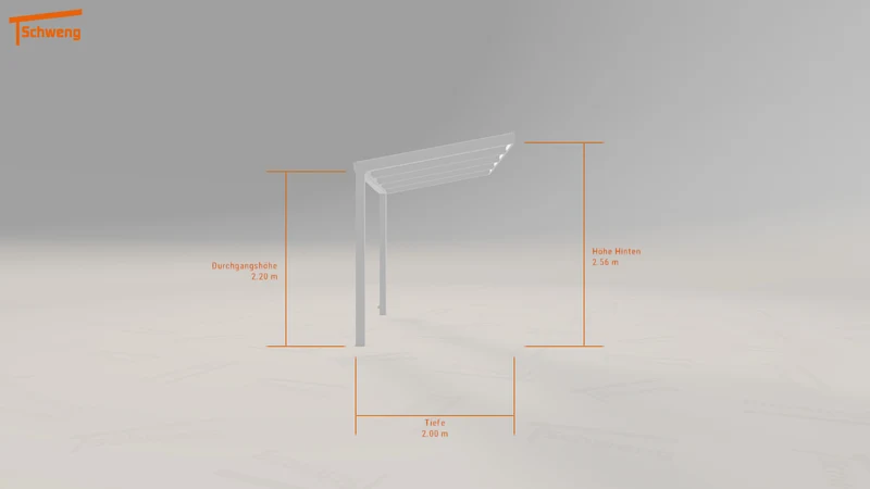 #DE Schweng Terrassenüberdachung S350 (ID k239bp)