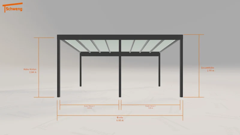 #DE Schweng Terrassenüberdachung S400 (ID ygkkw4)