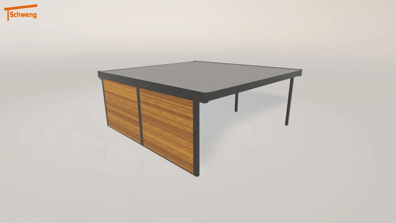 #DE Schweng Flachdachcarport C600+ (ID k23g3j) #MTG