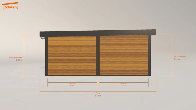 #DE Schweng Flachdachcarport C600+ (ID k23g3j) #MTG