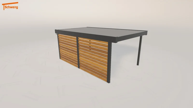 #DE Schweng Flachdachcarport C600 (ID bk8787) #MTG
