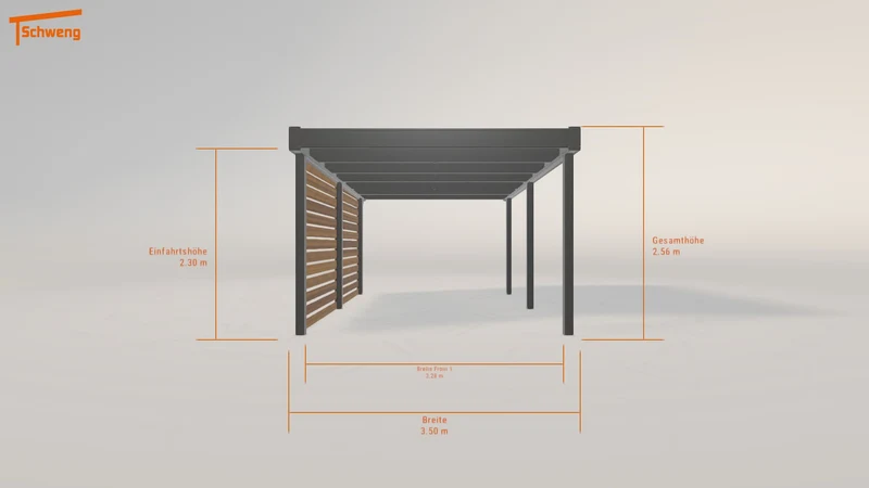 #DE Schweng Flachdachcarport C600 (ID bk8787) #MTG