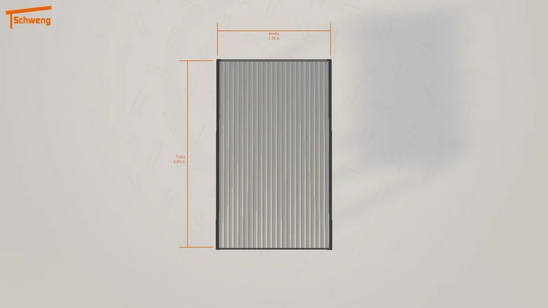 #DE Schweng Flachdachcarport C600 (ID x7k3kd) #MTG
