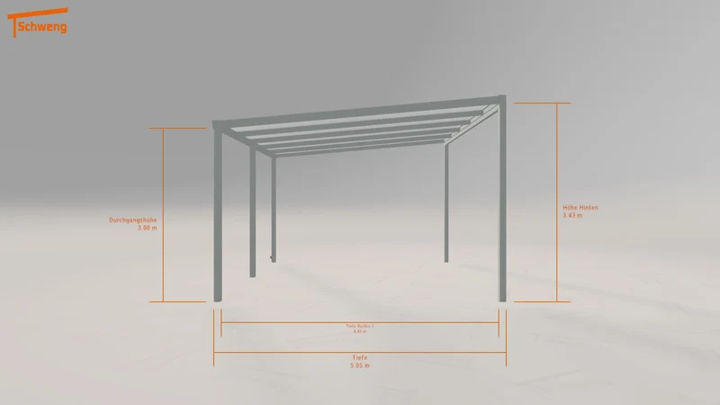 #DE Schweng Terrassenüberdachung S400 (ID mj35ng)