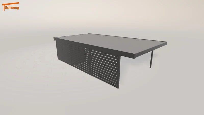 #DE Schweng Flachdachcarport C600 (ID 33g85x) #MTG