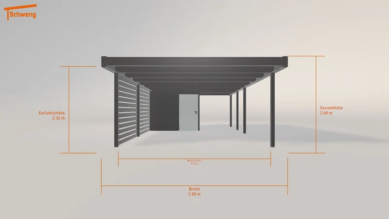 #DE Schweng Flachdachcarport C600 (ID 33g85x) #MTG