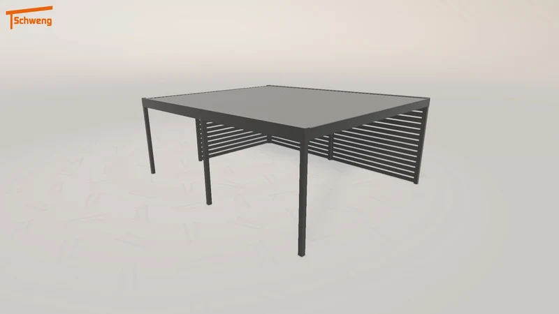 #DE Schweng Flachdachcarport C600 (ID bk8q9v) #MTG