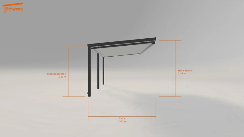#DE Schweng Terrassenüberdachung S350 (ID 42gxdd)