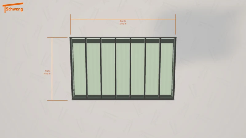 #DE Schweng Terrassenüberdachung S350 (ID 42gxdd)