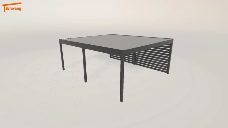 #DE Schweng Flachdachcarport C600 (ID jj33bx) #MTG