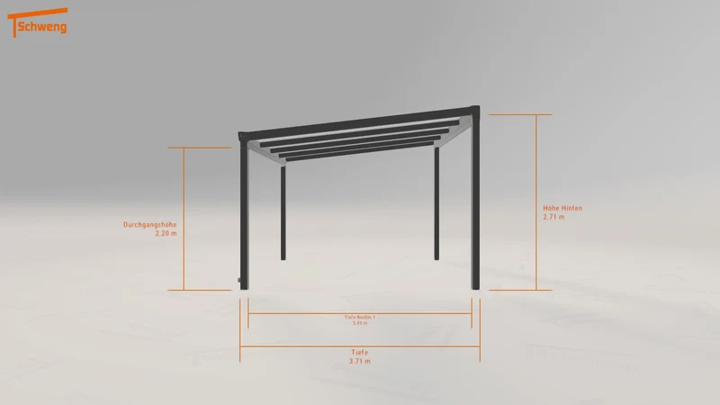 #DE Schweng Terrassenüberdachung S400 (ID v4ddnx)