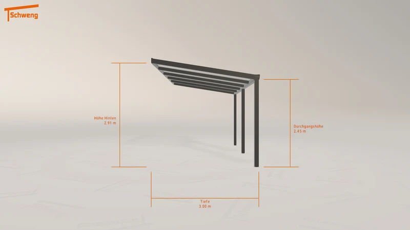 #DE Schweng Terrassenüberdachung S400 (ID 2qggnb)