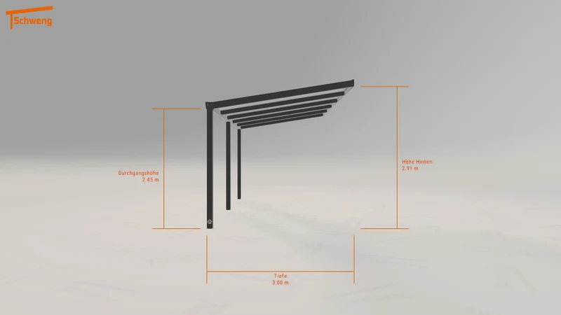 #DE Schweng Terrassenüberdachung S400 (ID 2qggnb)