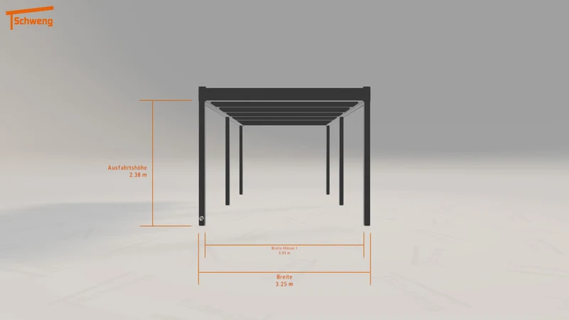 #DE Schweng Flachdachcarport C600 (ID dvw88y) #MTG