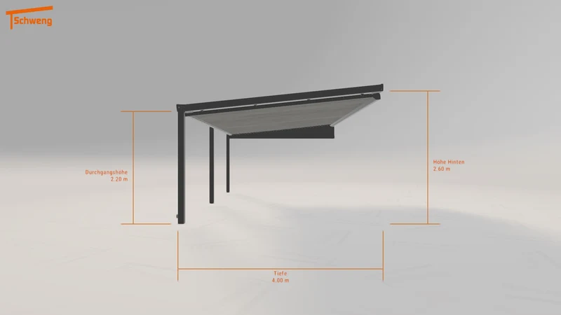 #DE Schweng Terrassenüberdachung S400 (ID 2qgkjr)