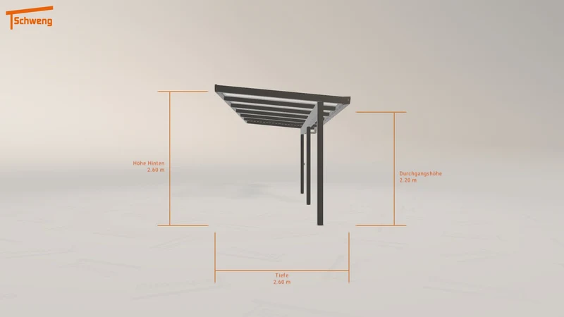 #DE Schweng Terrassenüberdachung S400 (ID qd3nj4)
