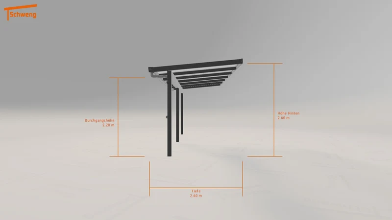 #DE Schweng Terrassenüberdachung S400 (ID qd3nj4)