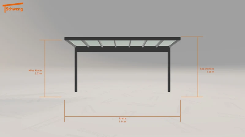 #DE Schweng Terrassenüberdachung S350 (ID 85rb72)