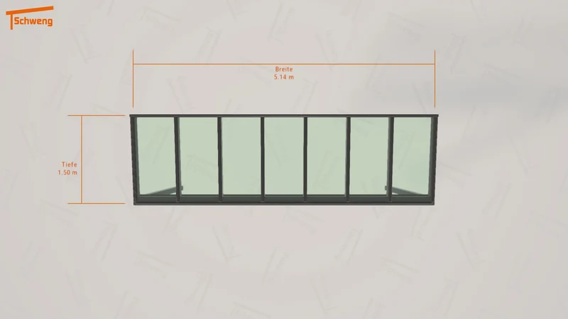 #DE Schweng Terrassenüberdachung S350 (ID 85rb72)