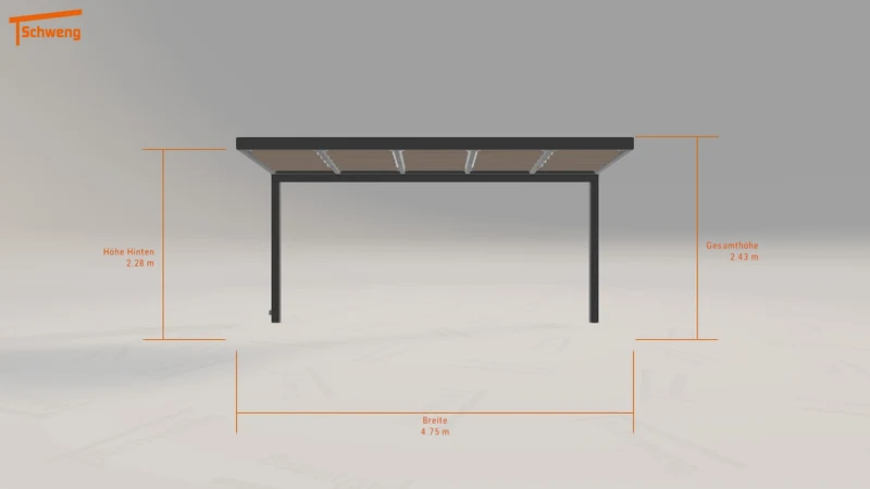 #DE Schweng Terrassenüberdachung S350 (ID pb3jdk)