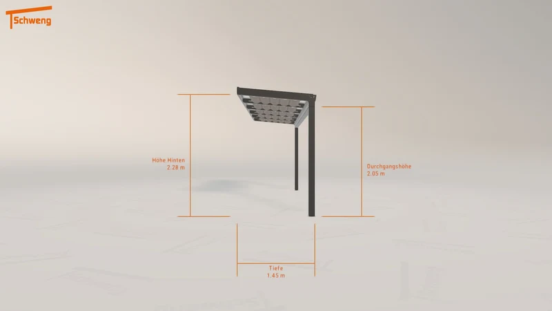 #DE Schweng Terrassenüberdachung S350 (ID pb3jdk)