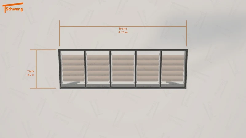 #DE Schweng Terrassenüberdachung S350 (ID pb3jdk)
