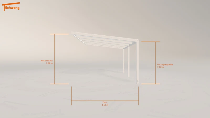 #DE Schweng Pultdachcarport S350 (ID 77gw2j)