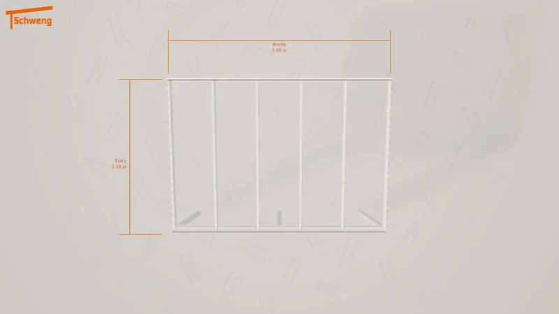 #DE Schweng Pultdachcarport S350 (ID 77gw2j)
