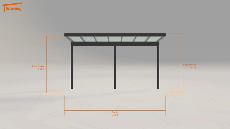 #DE Schweng Terrassenüberdachung S350 (ID rj35yx)