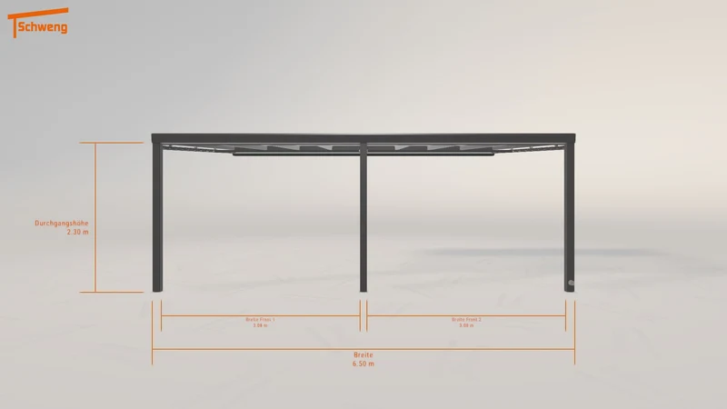 #DE Schweng Terrassenüberdachung S400 (ID ygkypr)
