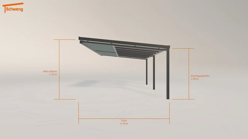#DE Schweng Terrassenüberdachung S400 (ID ygkypr)