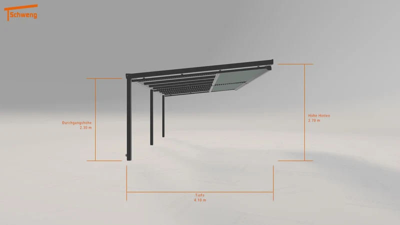 #DE Schweng Terrassenüberdachung S400 (ID ygkypr)