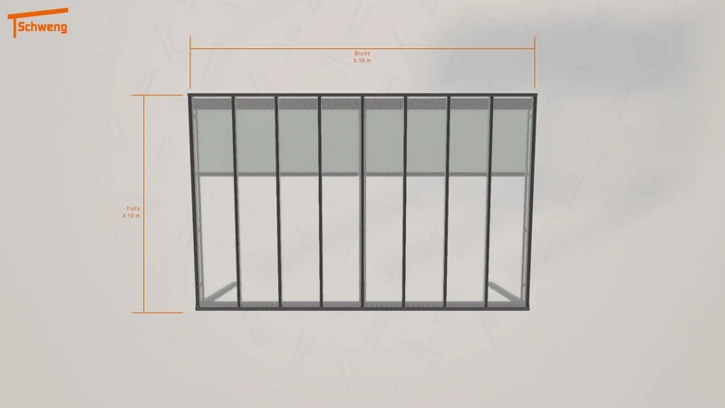 #DE Schweng Terrassenüberdachung S400 (ID ygkypr)