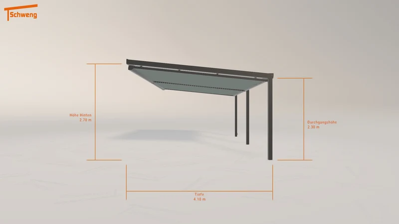 #DE Schweng Terrassenüberdachung S400 (ID dvwqp7)