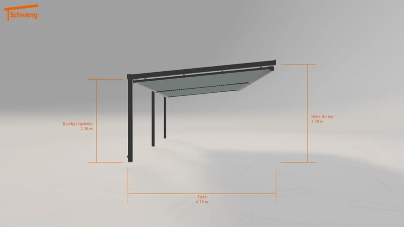 #DE Schweng Terrassenüberdachung S400 (ID dvwqp7)