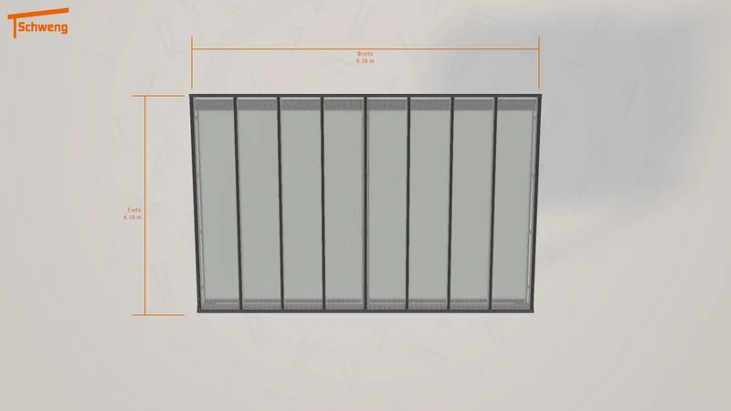 #DE Schweng Terrassenüberdachung S400 (ID dvwqp7)