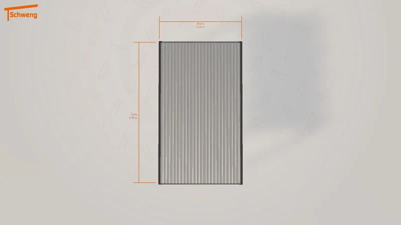 #DE Schweng Flachdachcarport C600 (ID 2qg5rd)