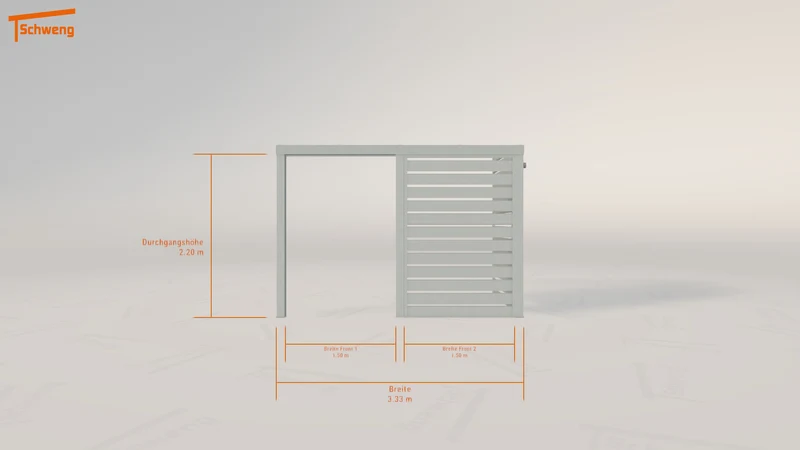 #DE Schweng Terrassenüberdachung S350 (ID 33g7q3)