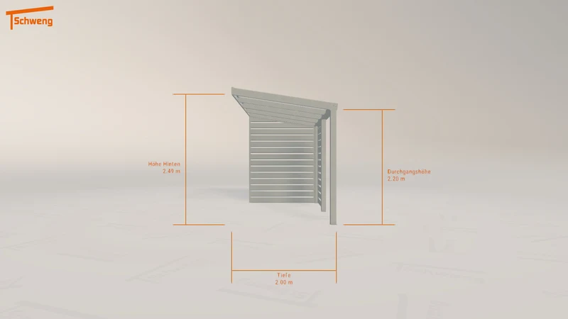 #DE Schweng Terrassenüberdachung S350 (ID 33g7q3)