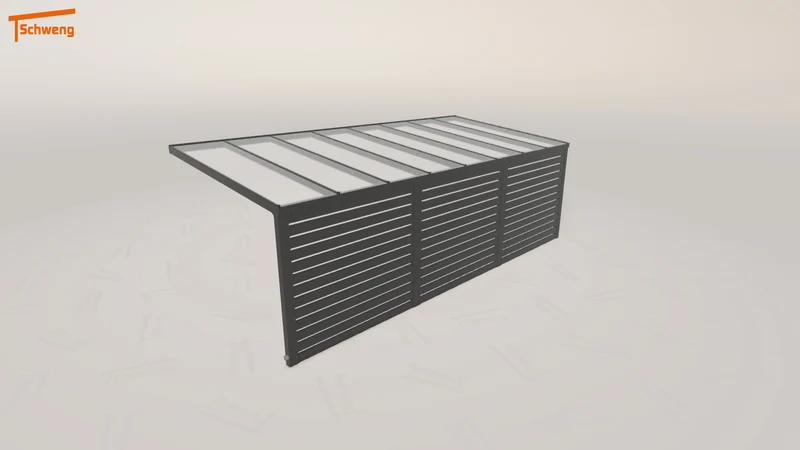 #DE Schweng Pultdachcarport S350 (ID qd3yrg)
